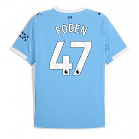 Herren Fußballbekleidung Manchester City Phil Foden #47 Heimtrikot 2025-26 Kurzarm